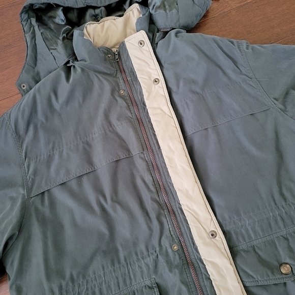 Vtg 90s Members Only Hooded Heavyweight Zip-Up Microfiber Jacket Men's XXL Green - Picture 7 of 11